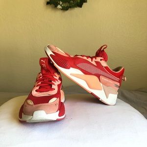 Red/pink Puma RSX